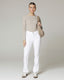 White Bootcut Flare Trousers | The Venezia