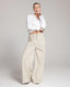 Sand Wide-Leg Pants | The Antonia