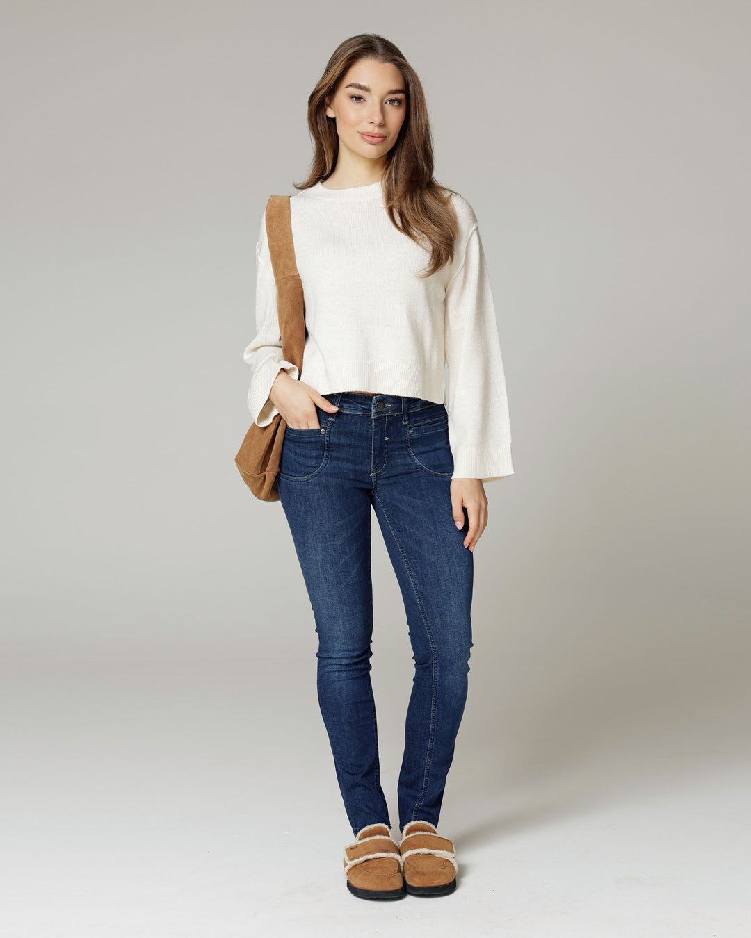 The Verona, Dark Effect-Wash Skinny Jeans