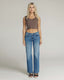 Light Vintage Blue Wide-Leg Mid-Rise Jeans | The Isa