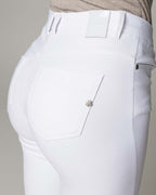 White Bootcut Flare Trousers | The Venezia
