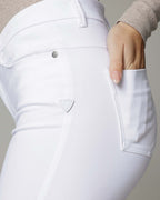 White Bootcut Flare Trousers | The Venezia