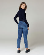 Soft Vintage Blue Skinny Jeans | The Nicky