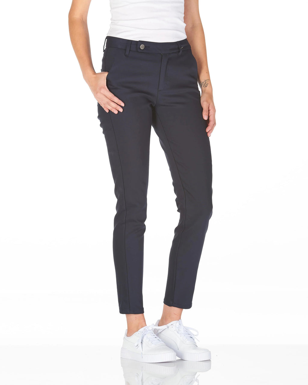 Navy Chinos | The Latina