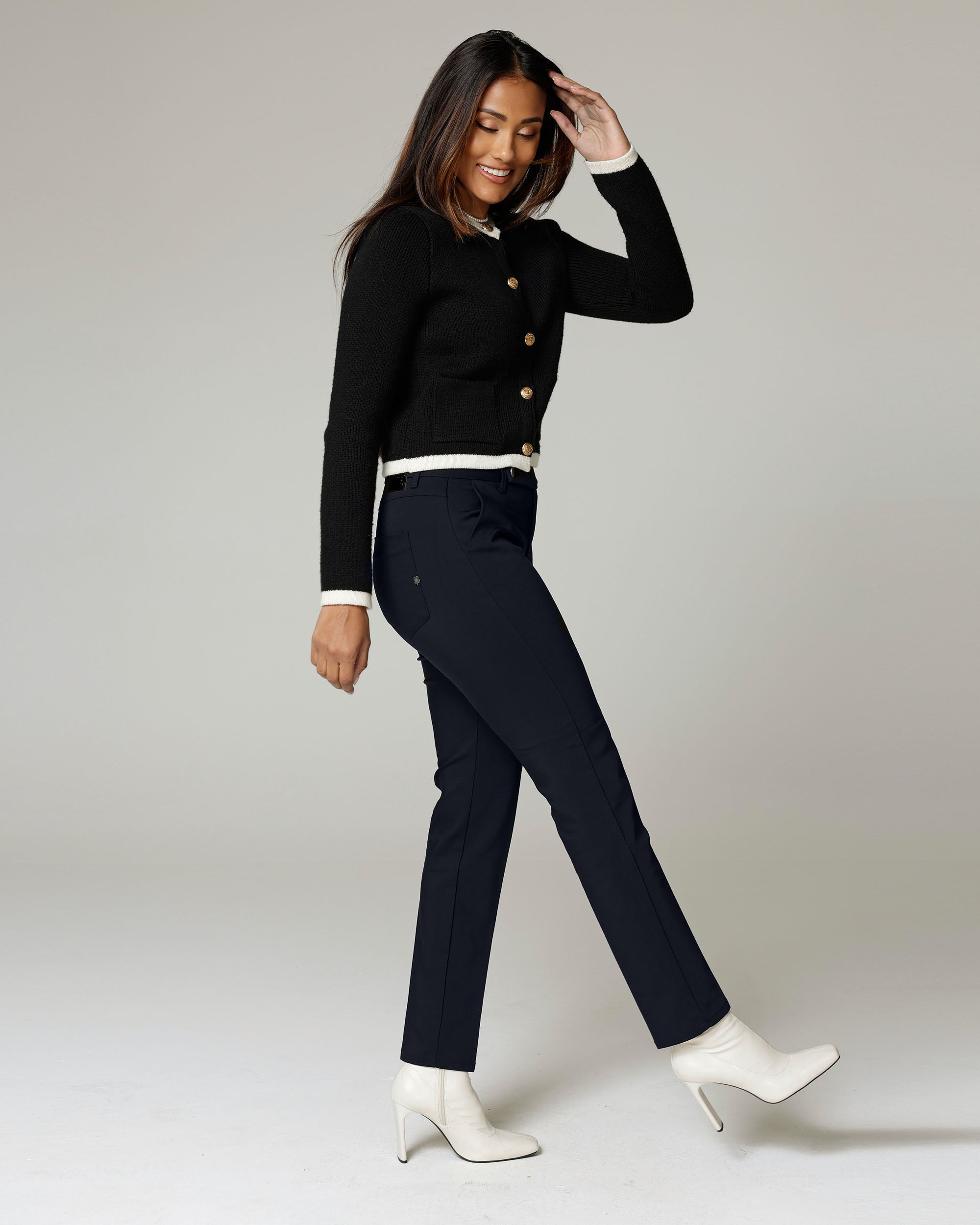 Navy Chinos | The Latina Secondary image