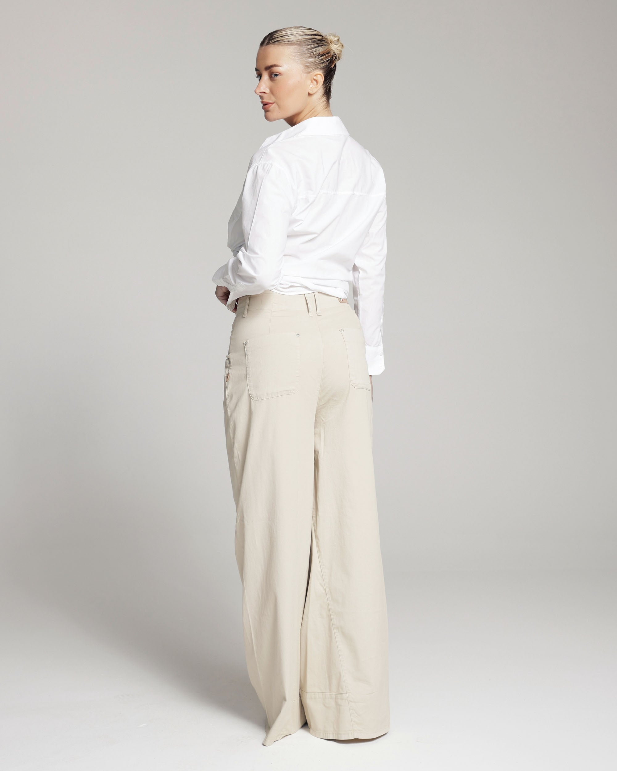 Sand Wide-Leg Pants | The Antonia