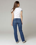 Dark Effect Wash Straight-Leg Jeans | The Messina