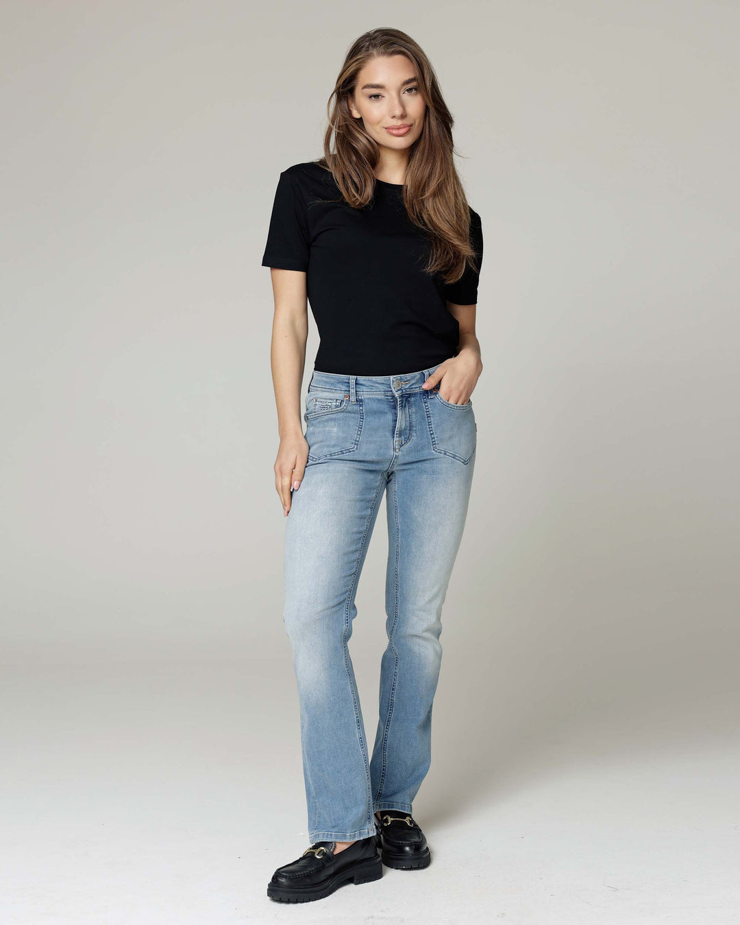 The Messina, Super Vintage Looking Straight Jeans
