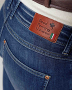 Mid Blue Skinny Jeans | The Sandra