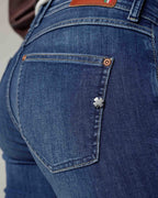 Mid Blue Skinny Jeans | The Sandra