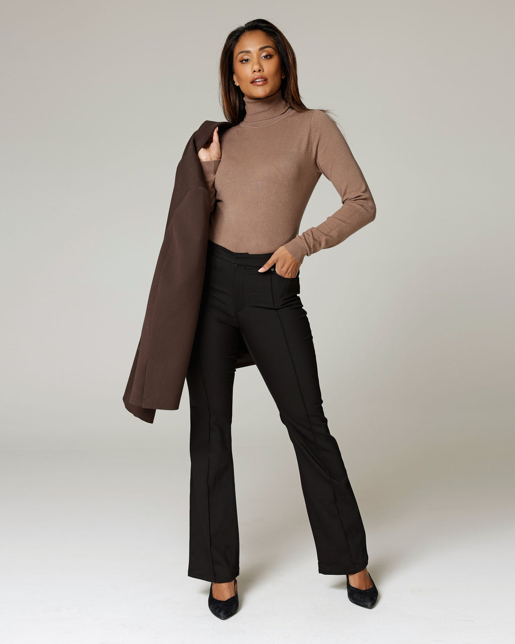 Black Tailored Trousers | The Donna