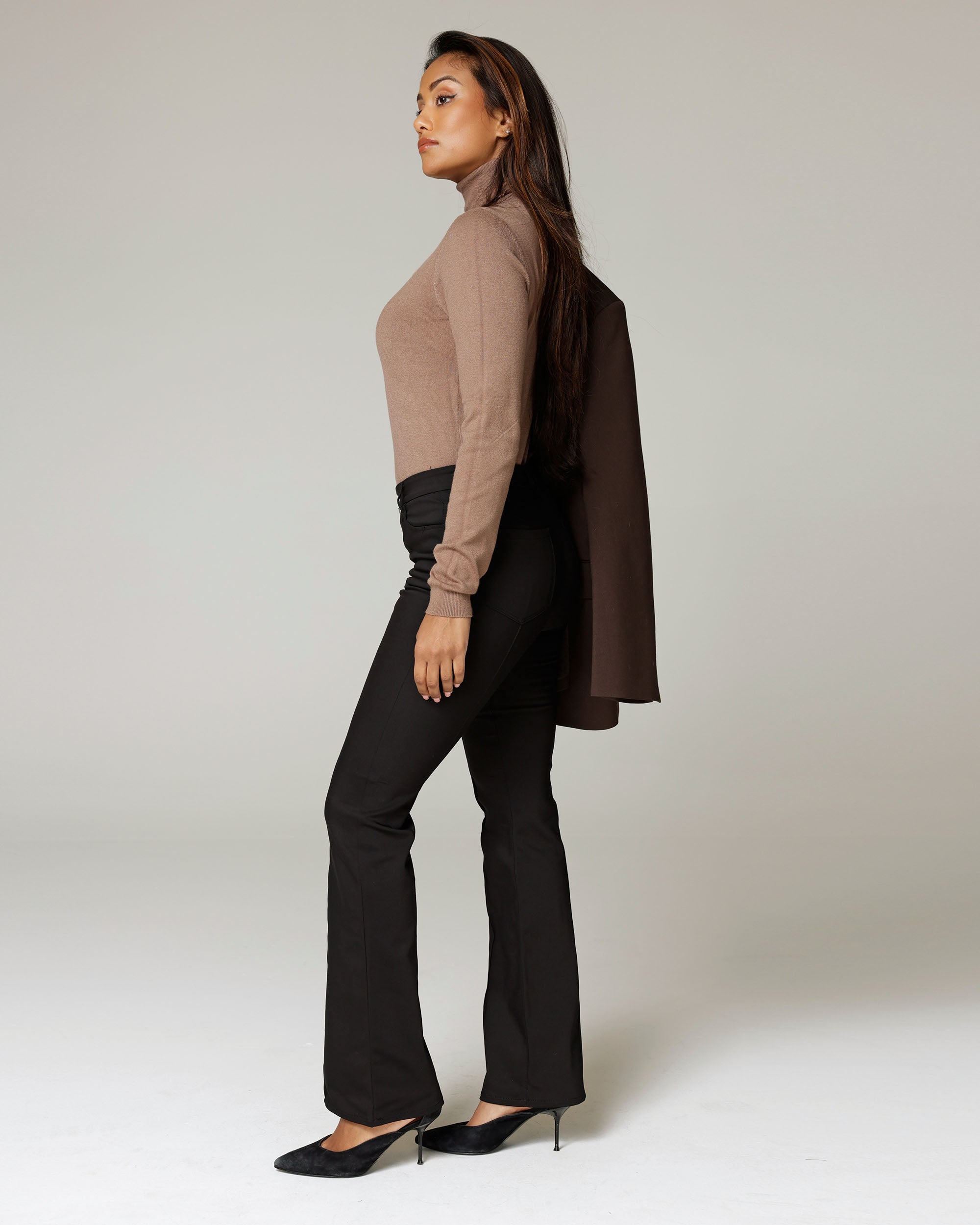 Black Tailored Trousers | The Donna