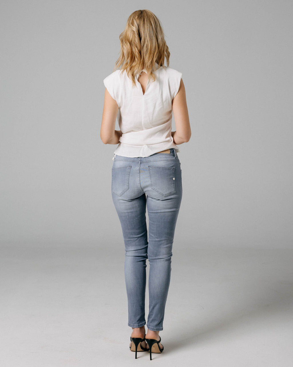 Grey Skinny Jeans | The Sandra