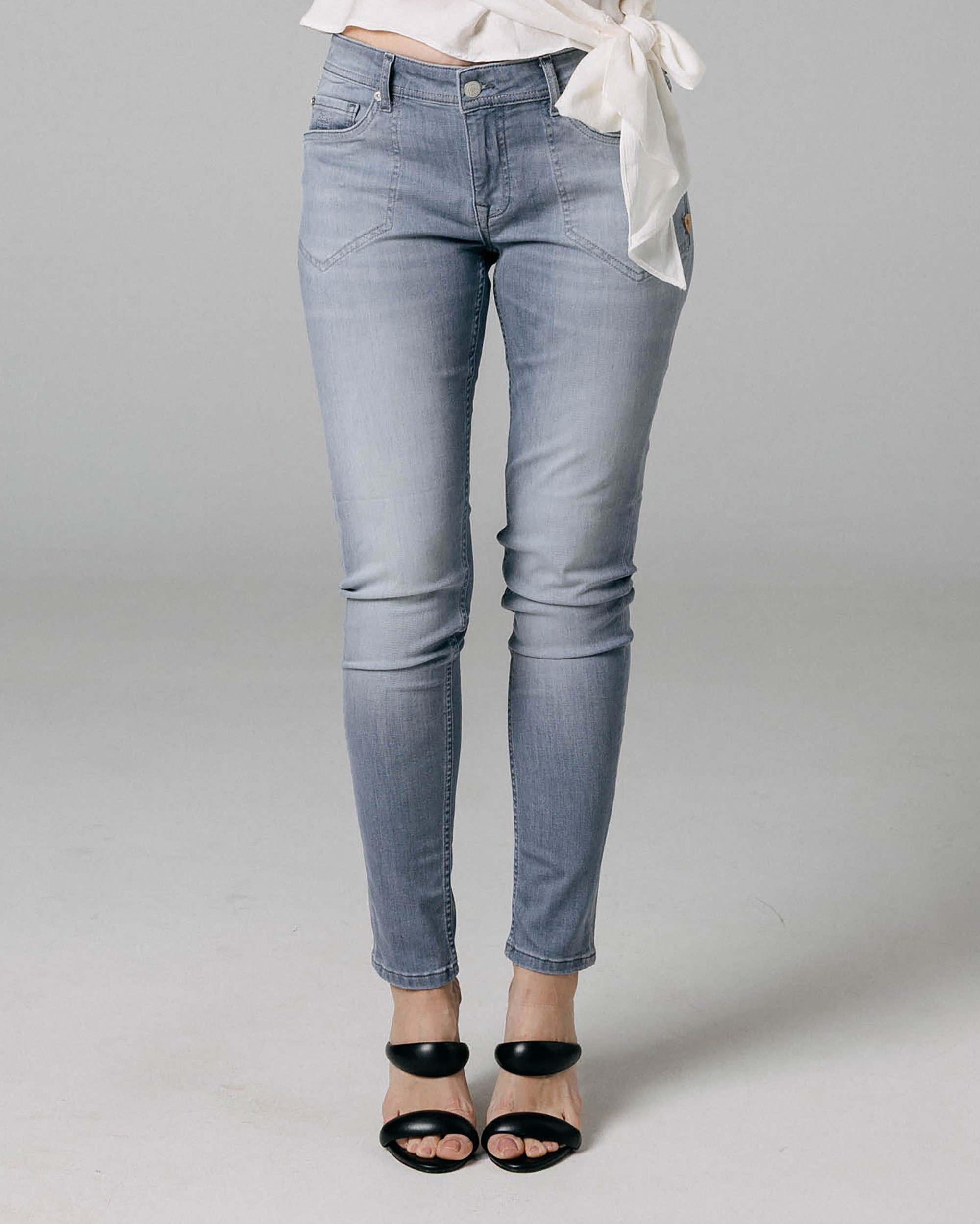 Grey Skinny Jeans | The Sandra