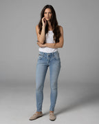 Vintage Light Blue Slim Jeans | The Manuela