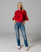 Medium Blue Straight Jeans | The Diamond