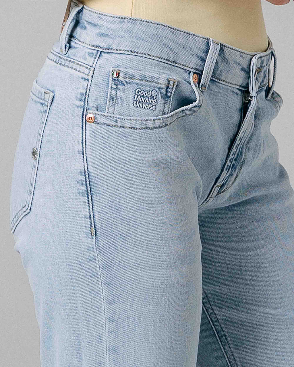 Vintage Light Blue Flare Jeans | The Sophia