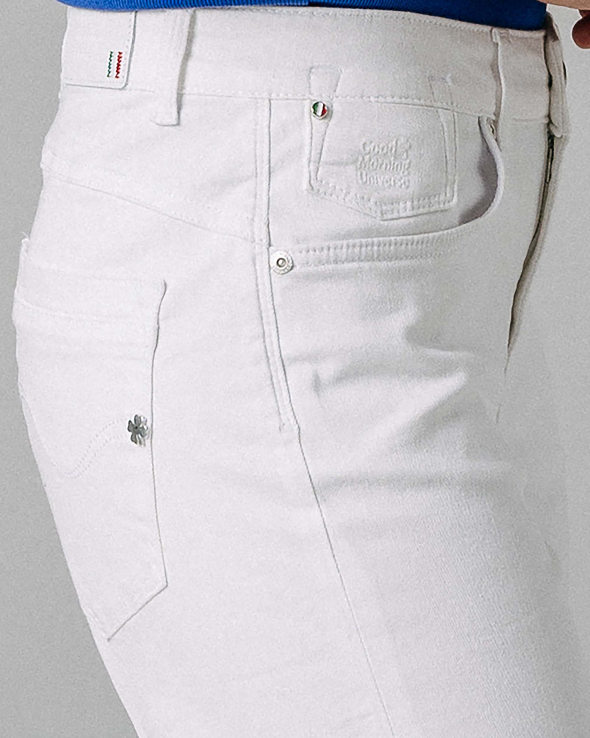 White Wide-Leg Jeans | The Isa