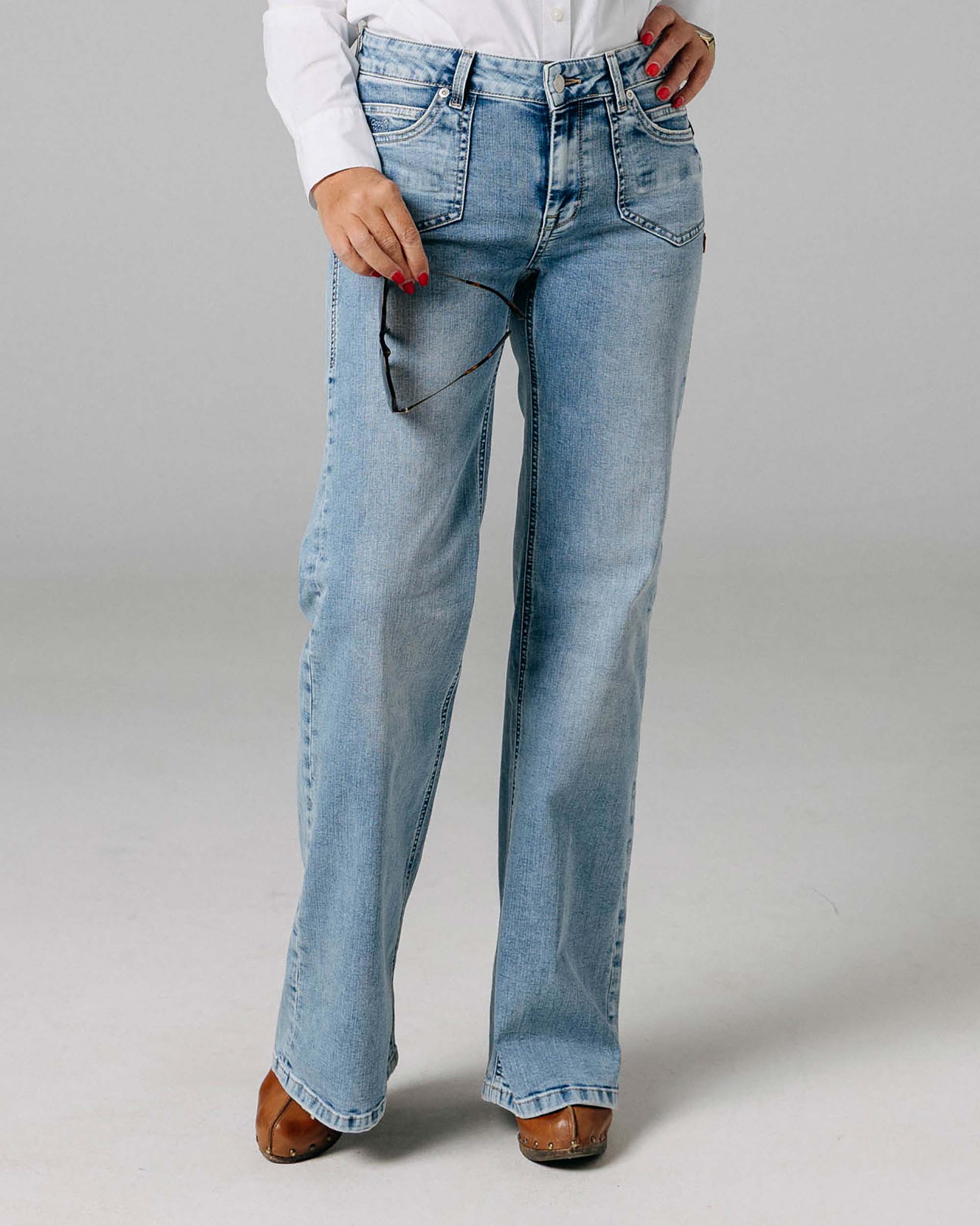 Vintage Blue Wide-Leg Jeans | The Lolita