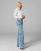 Vintage Blue Wide-Leg Jeans | The Lolita