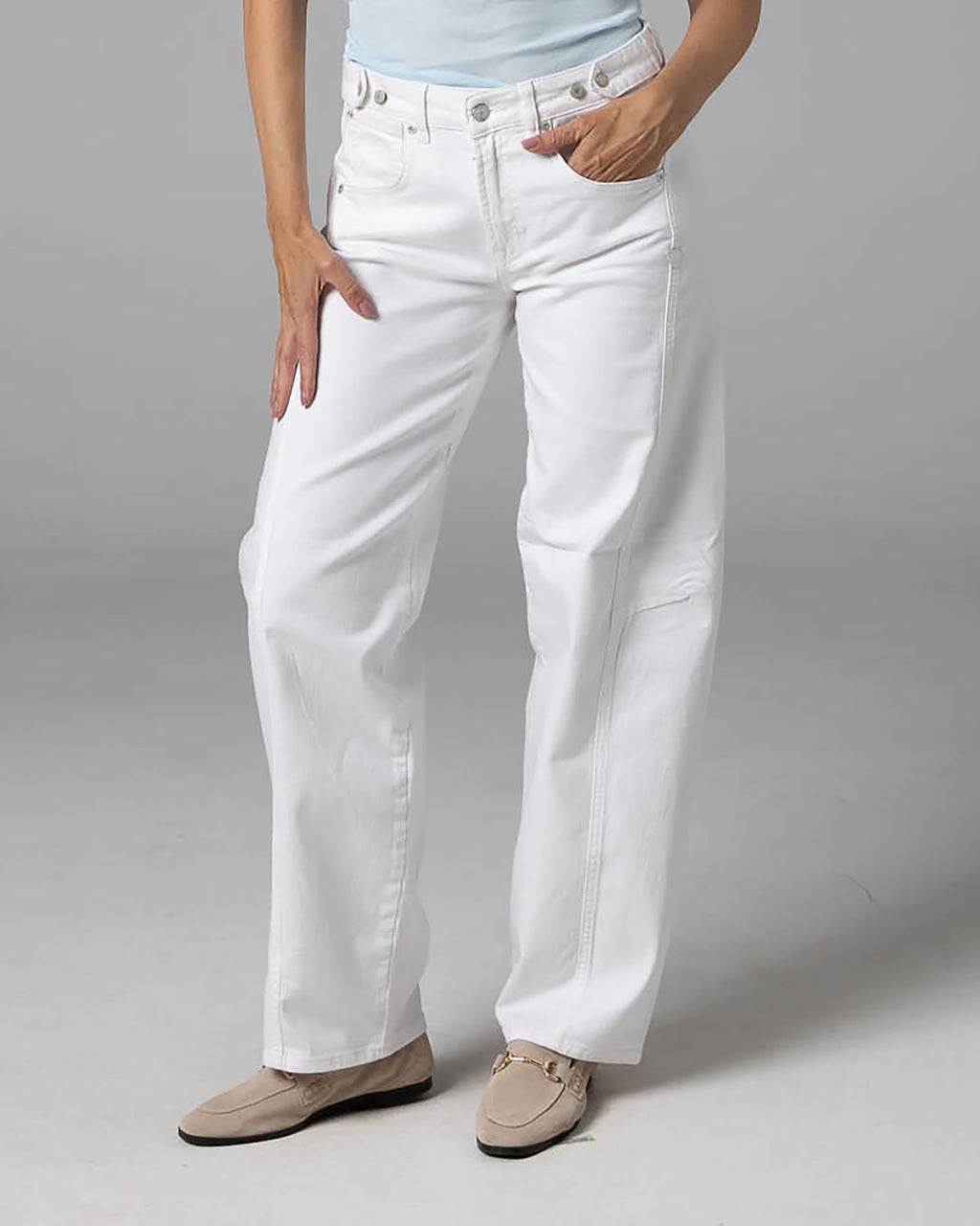 White Barrel Jeans | The Kristin