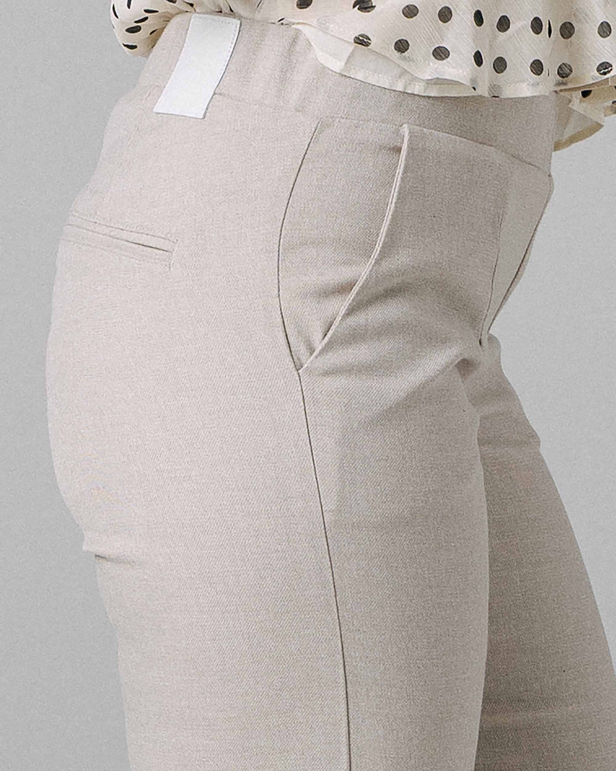 The Susa | Natural Tailored Chino Trousers