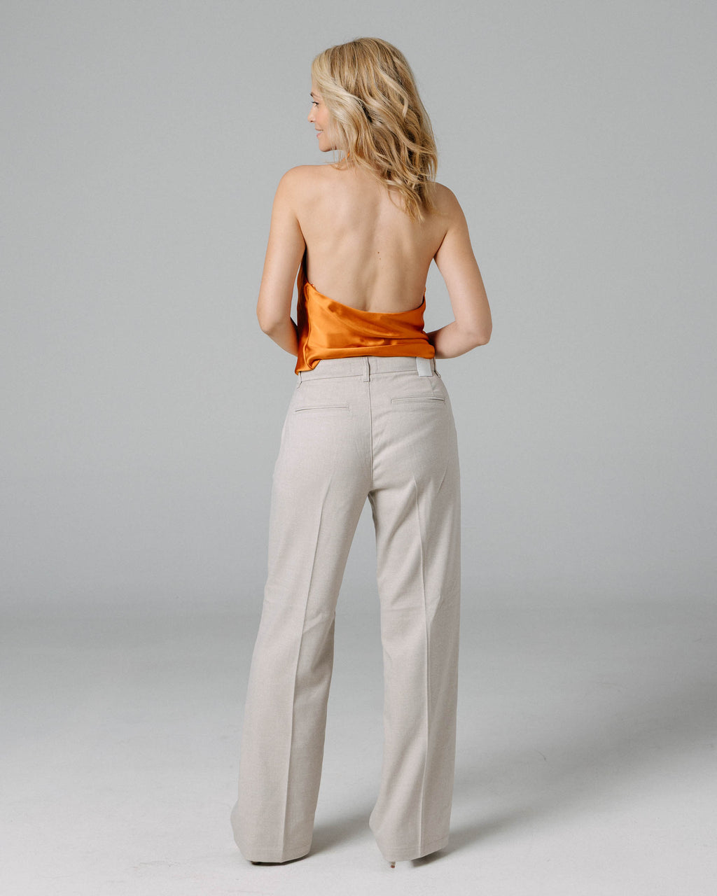 The Sira | Natural Palazzo Trousers