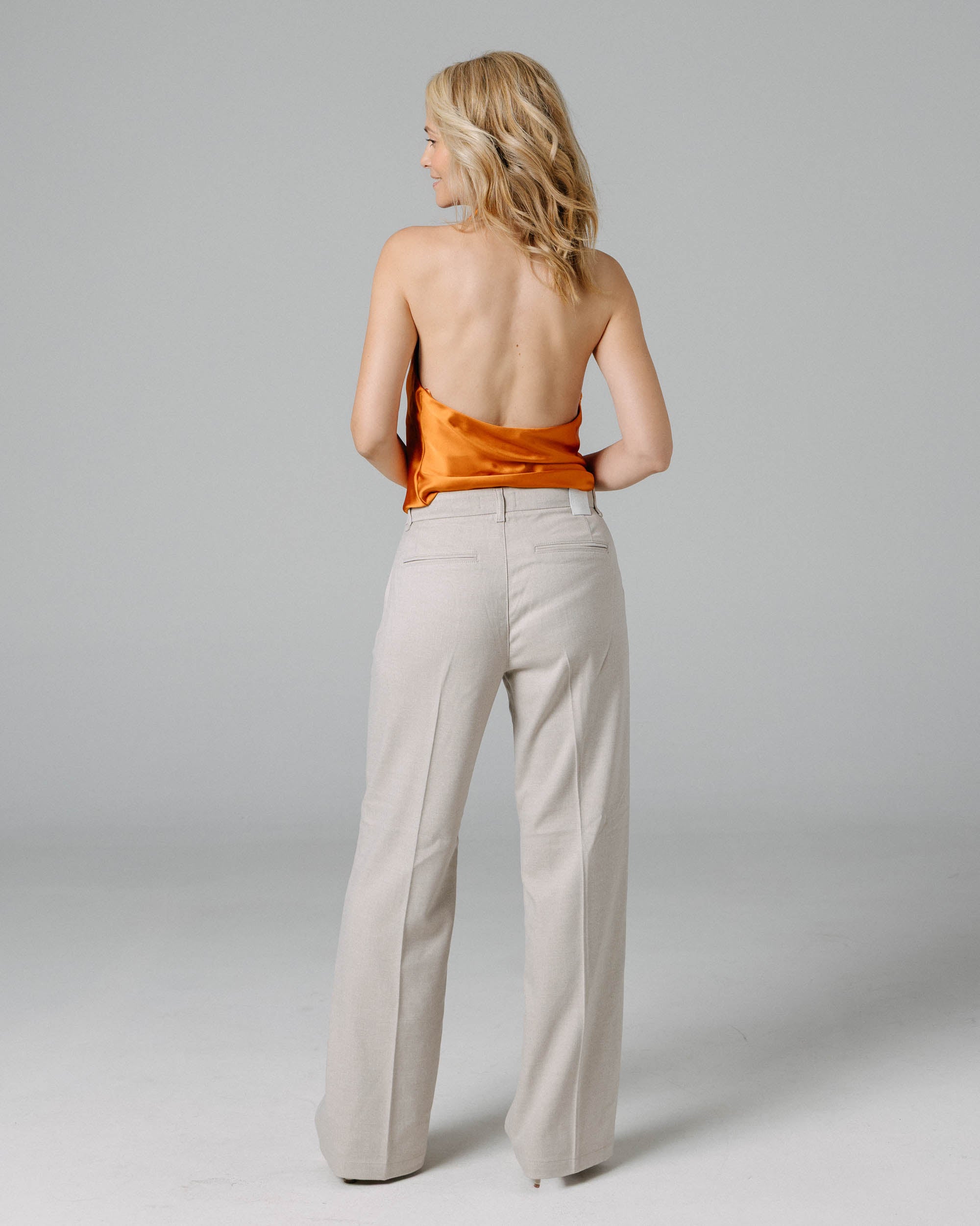The Sira | Natural Palazzo Trousers