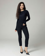 Black Slim-Tapered Chinos | The Lea
