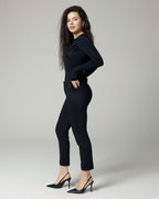 Black Slim-Tapered Chinos | The Lea