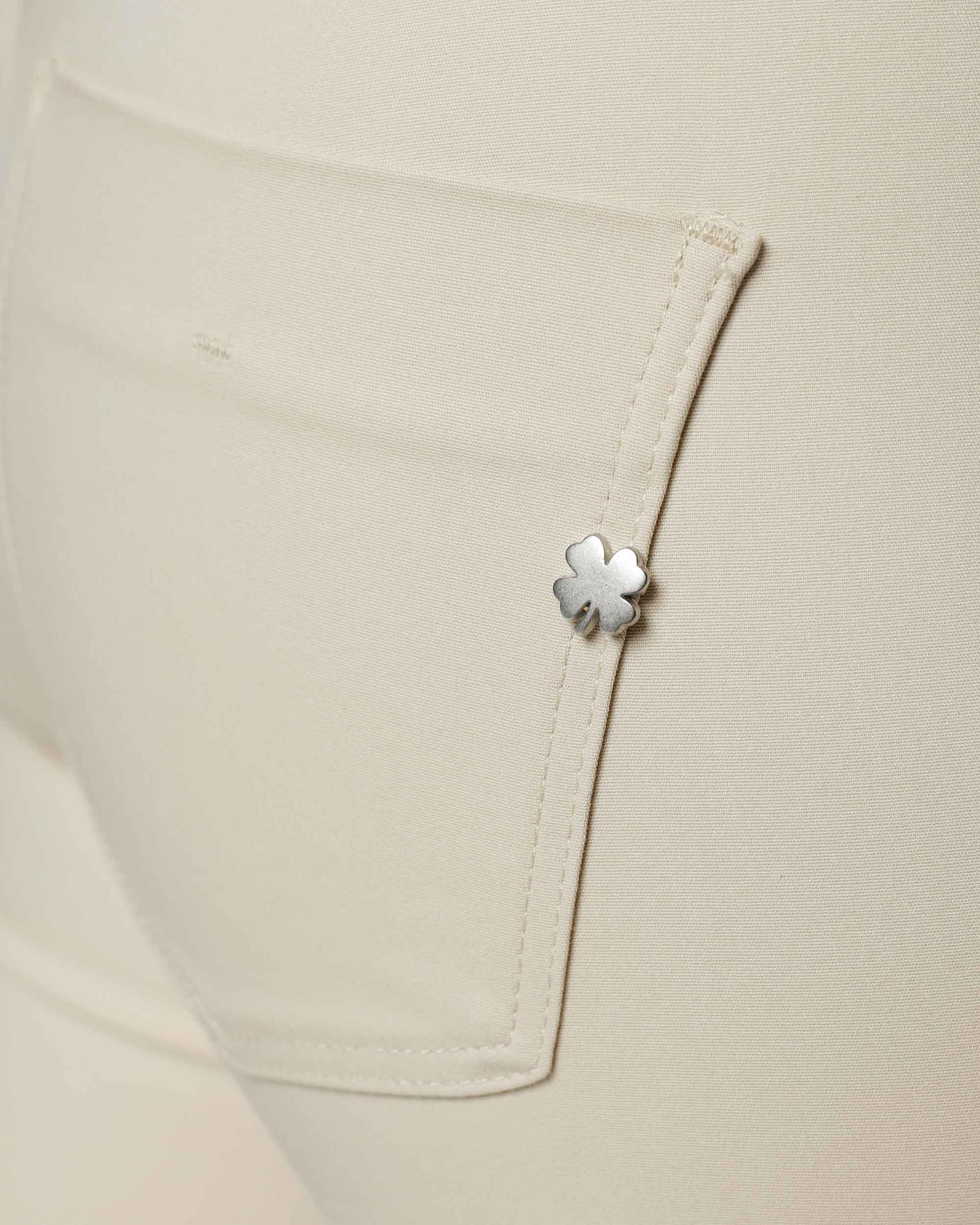 Cream Skinny Trousers | The Amara