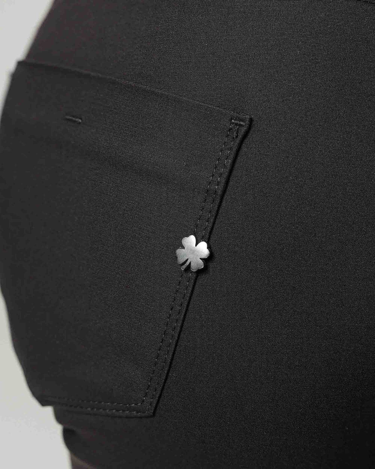 Black Skinny Trousers, The Amara, close-up detail