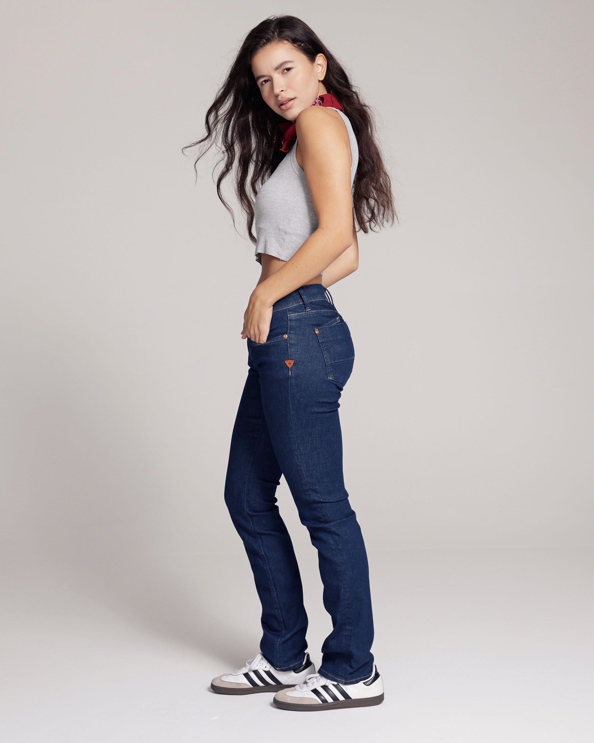Dark Prewashed Straight Jeans | The Diamond Secondary image